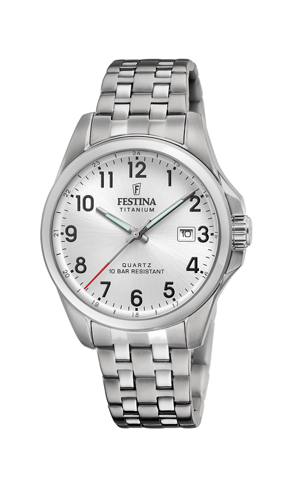Festina Titanium Watch F20696/1 White, Titanium Strap, Men – image 3