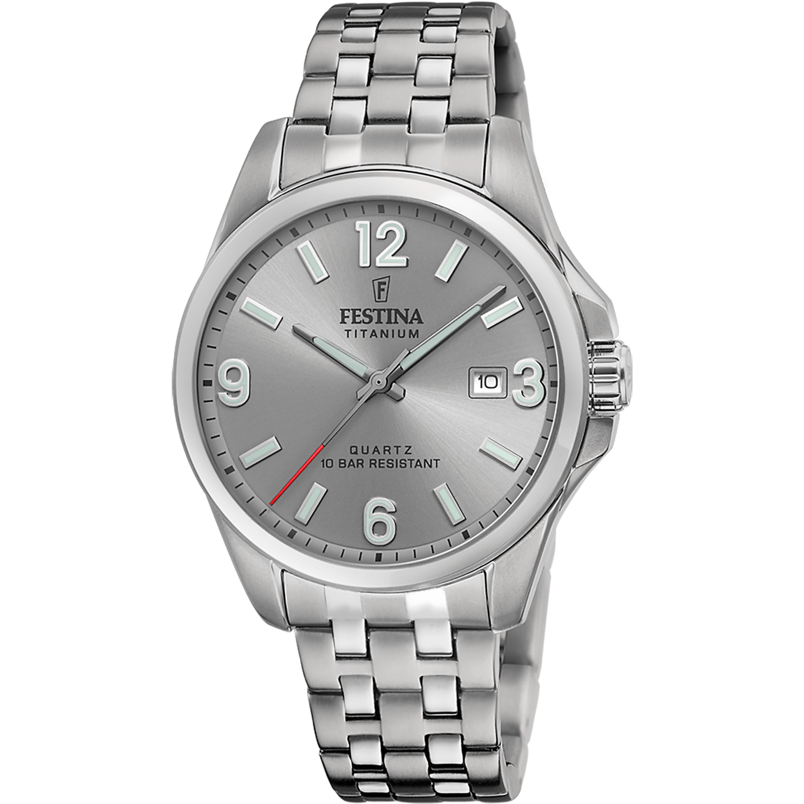 Festina Titanium Watch F20696/2 Grey, Titanium Strap, Men