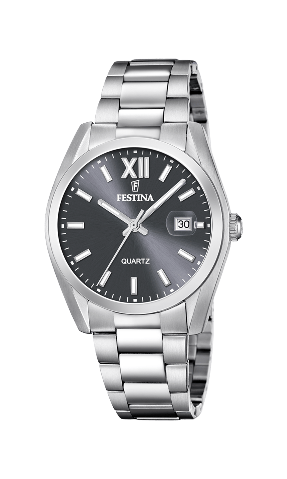 Montre Festina Classic F20707/3 Gris, Bracelet Acier, Homme – image 3
