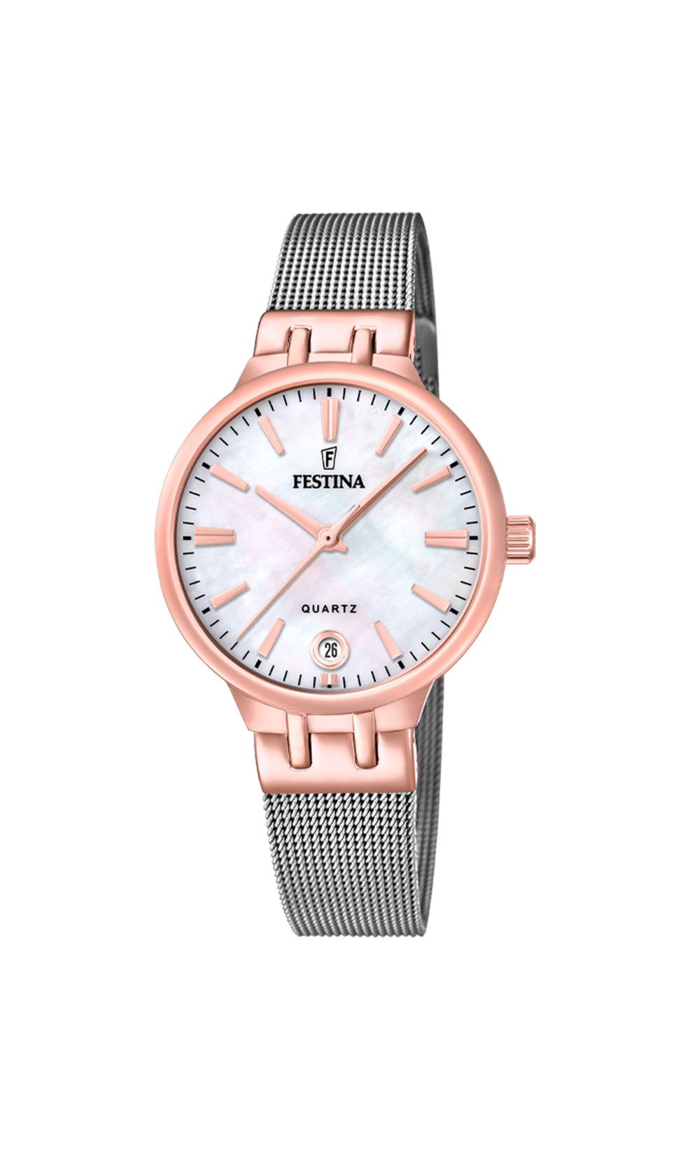 Festina Mademoiselle Watch F20715/1 Beige, Steel Strap, Women – image 3
