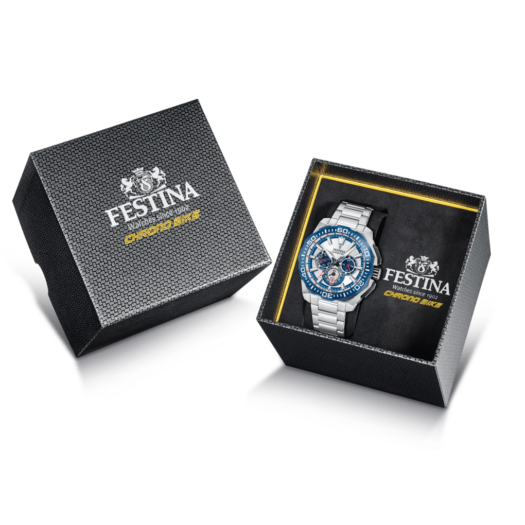 Montre Festina Chronobike F20724/1 Argent, Bracelet Acier, Homme – image 6