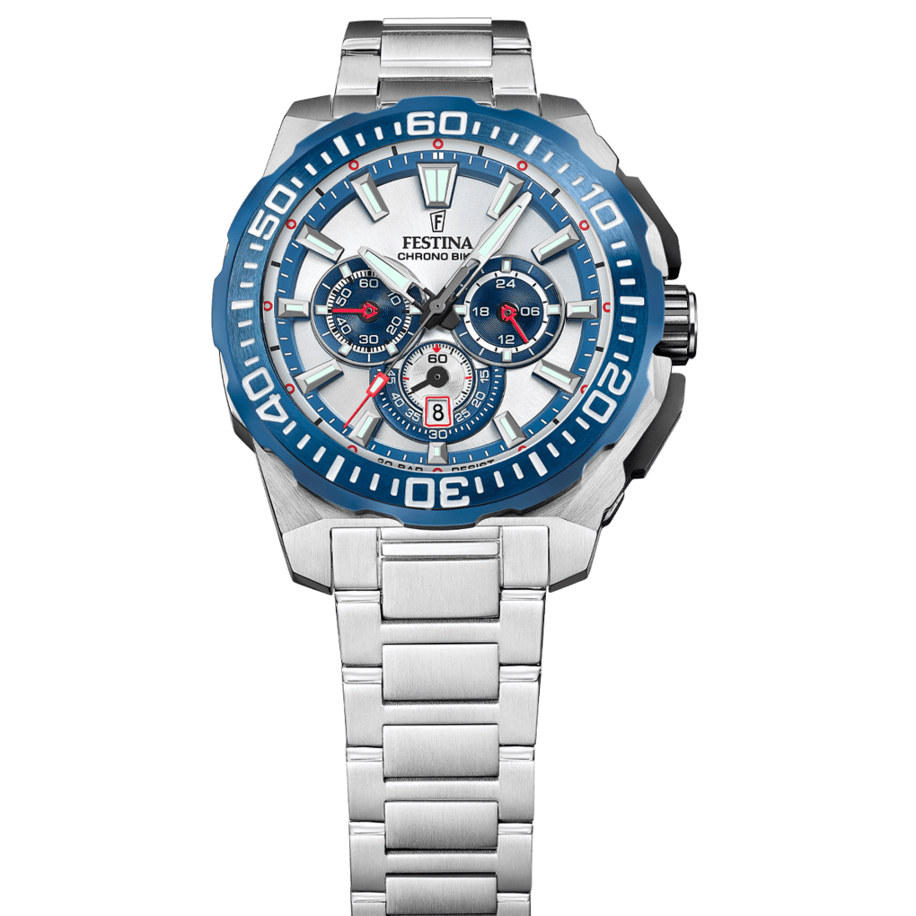 Montre Festina Chronobike F20724/1 Argent, Bracelet Acier, Homme – image 7