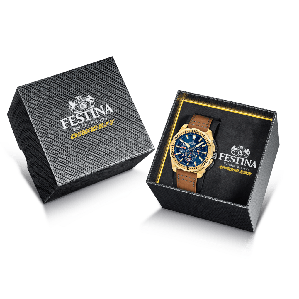 Montre Festina Chronobike F20728/1 Bleu, Bracelet Cuir, Homme – image 5