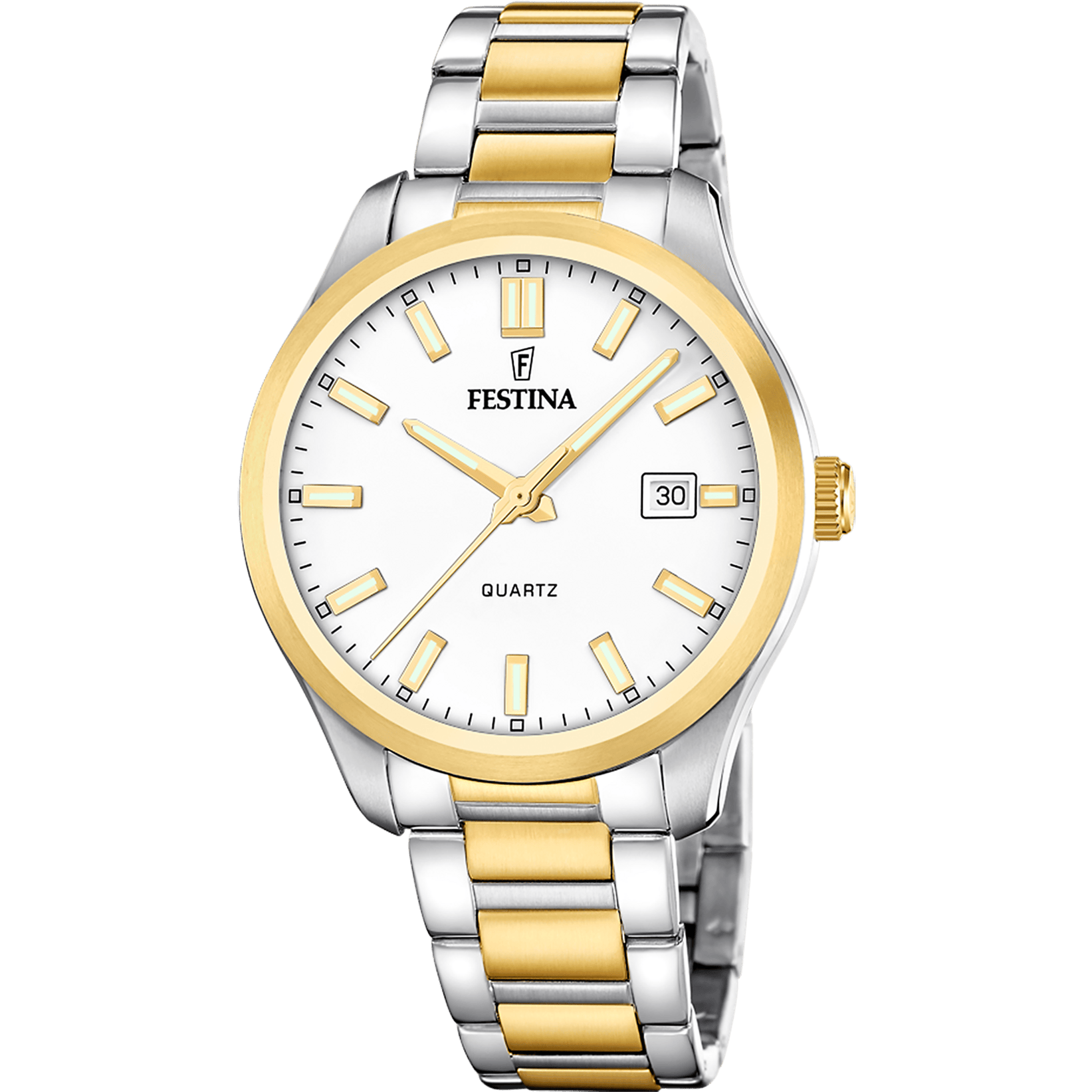 Festina Classic Watch F20738/1 White, Steel Strap, Men