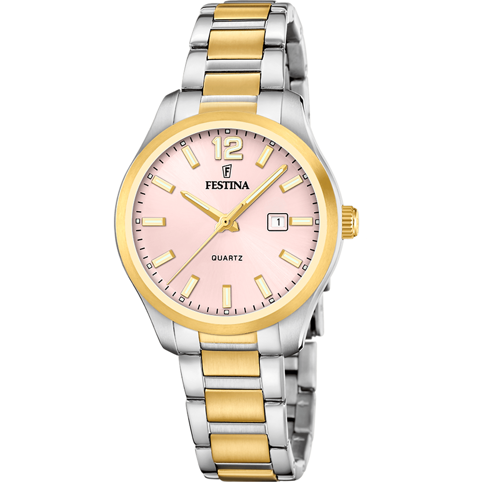 Montre Festina classique-femme-festina F20739/2 Rose, Bracelet Acier, Femme