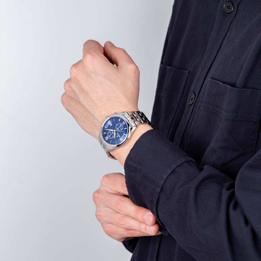 Festina Timeless Watch F6854/6 Blue, Steel Strap, Men – image 5